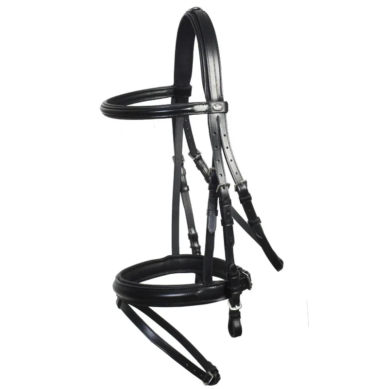 Schockemohle Neo Line Bremen Flash Bridle - Black/Silver